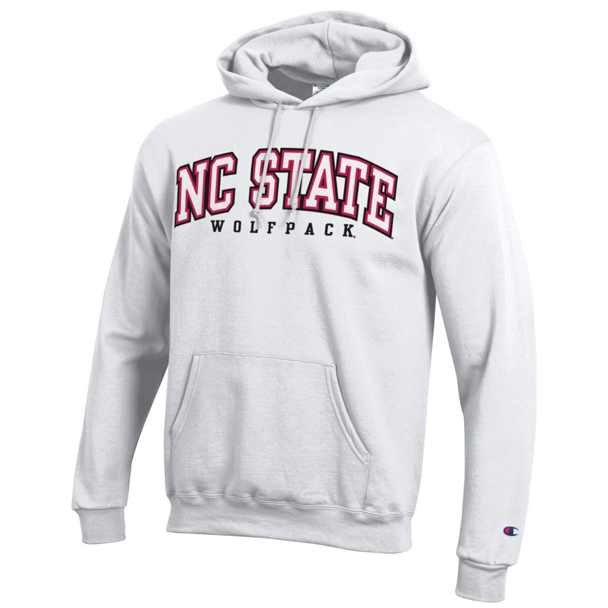 White Powerblend Hood Sweatshirt -